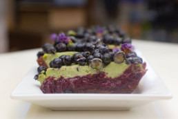 Blueberry Matcha Torte